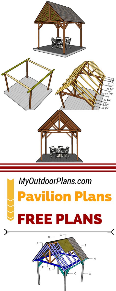 How To Build A Pavilion Step By Step Learn how to build an outdoor pavilion with my easy to follow plans and  instructions! Follow my step by step in… | Pavilion plans, Building a  pergola, Pergola plans